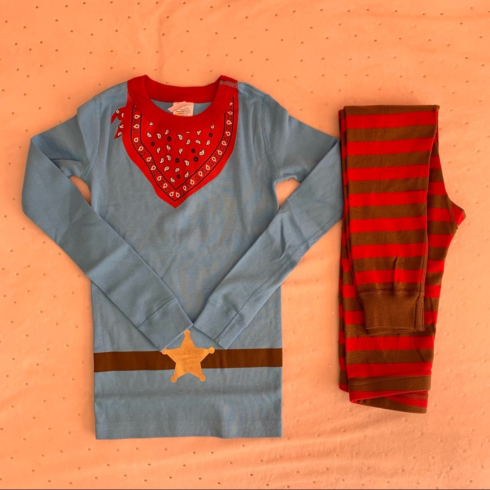 Hanna andersson pajamas set 6-7 sheriff